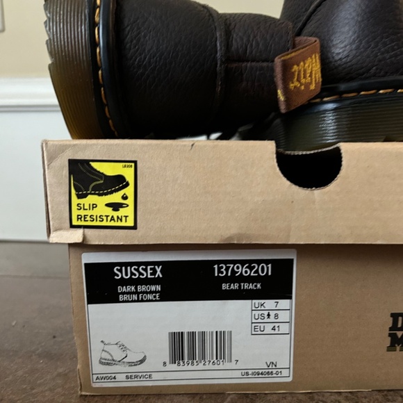 Dr. Martens. Sussex bear track slip resistant Chukka Boots - Picture 3 of 3